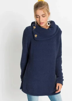 bonprix Bekleidung·Umstandsmode|Bekleidung·Jeans^Longpullover dunkelblau