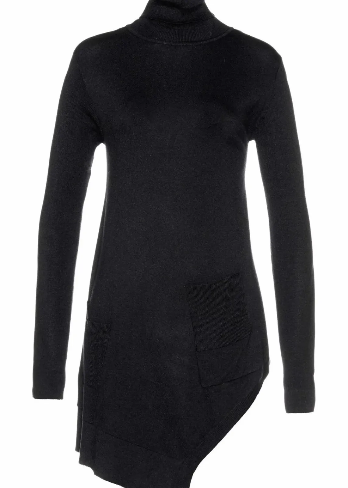 bonprix Bekleidung·Umstandsmode|Bekleidung·Jeans^Long-Pullover aus Viskose-Mischung schwarz