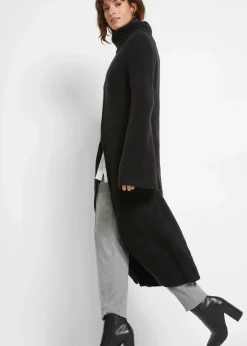bonprix Bekleidung·Umstandsmode|Bekleidung·Jeans^Long-Rollkragenpullover mit Tragevariante schwarz