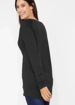 bonprix Shirts & Tops^Longshirt schwarz