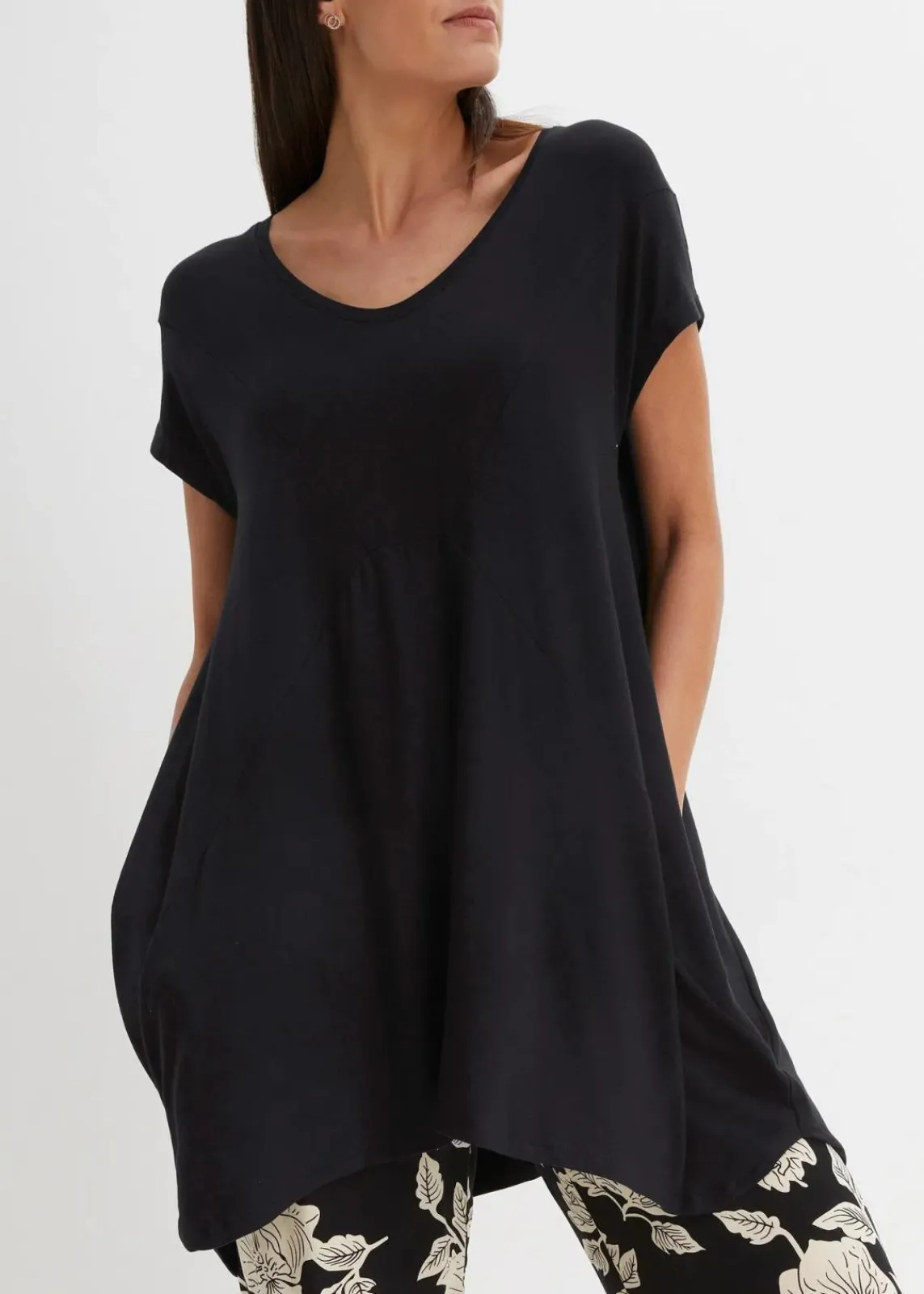 bonprix Shirts & Tops^Longshirt schwarz