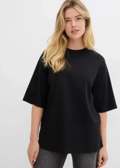 bonprix Zweiteiler & Sets|Shirts & Tops^Longshirt aus Interlock lehmbraun