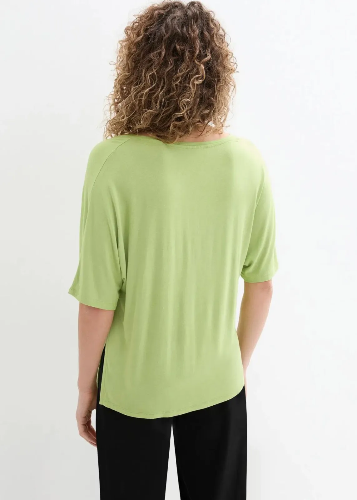 bonprix Shirts & Tops^Long-Shirt aus nachhaltigem Viskose-Mix birnengrün
