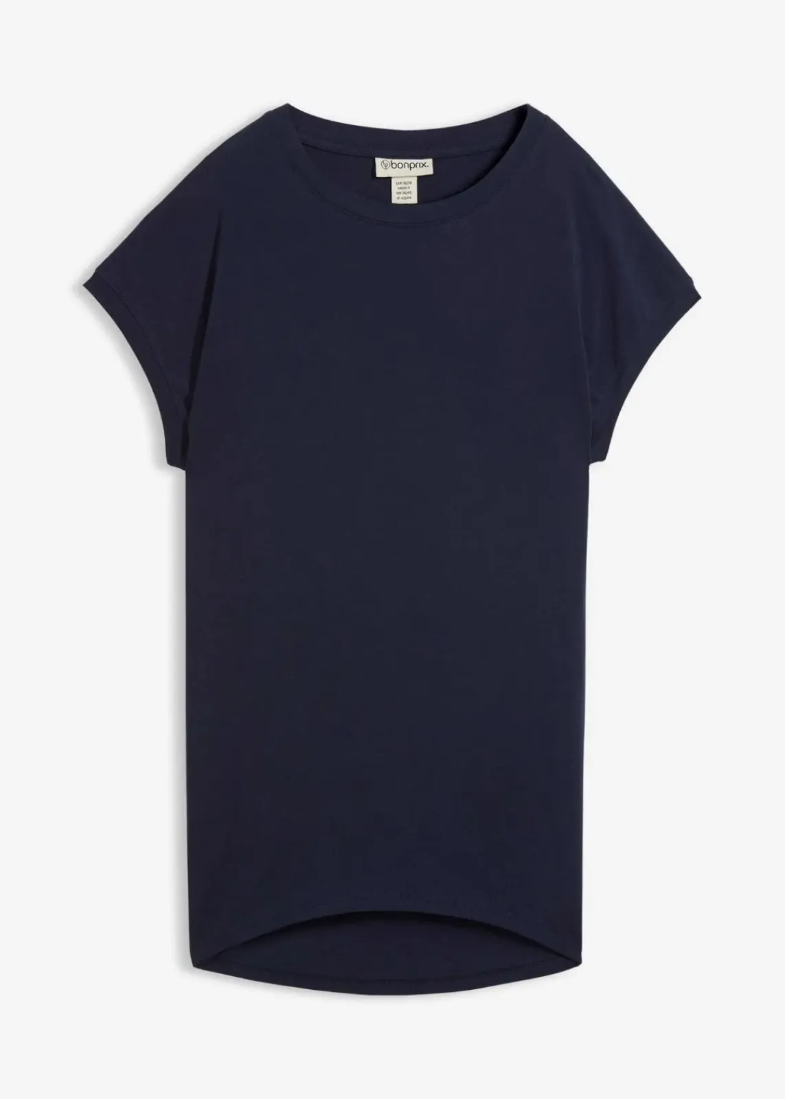 bonprix Shirts & Tops^Longshirt aus reiner Baumwolle dunkelblau