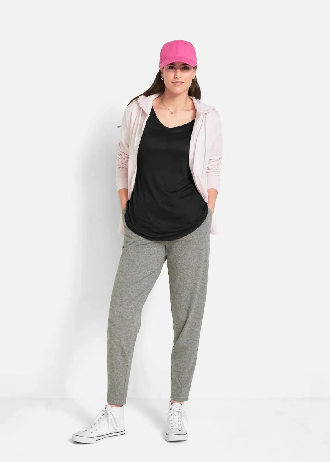 bonprix Nachhaltigere Materialien|Shirts & Tops^Longshirt aus softer Viskose, 2er-Pack schwarz+weiß