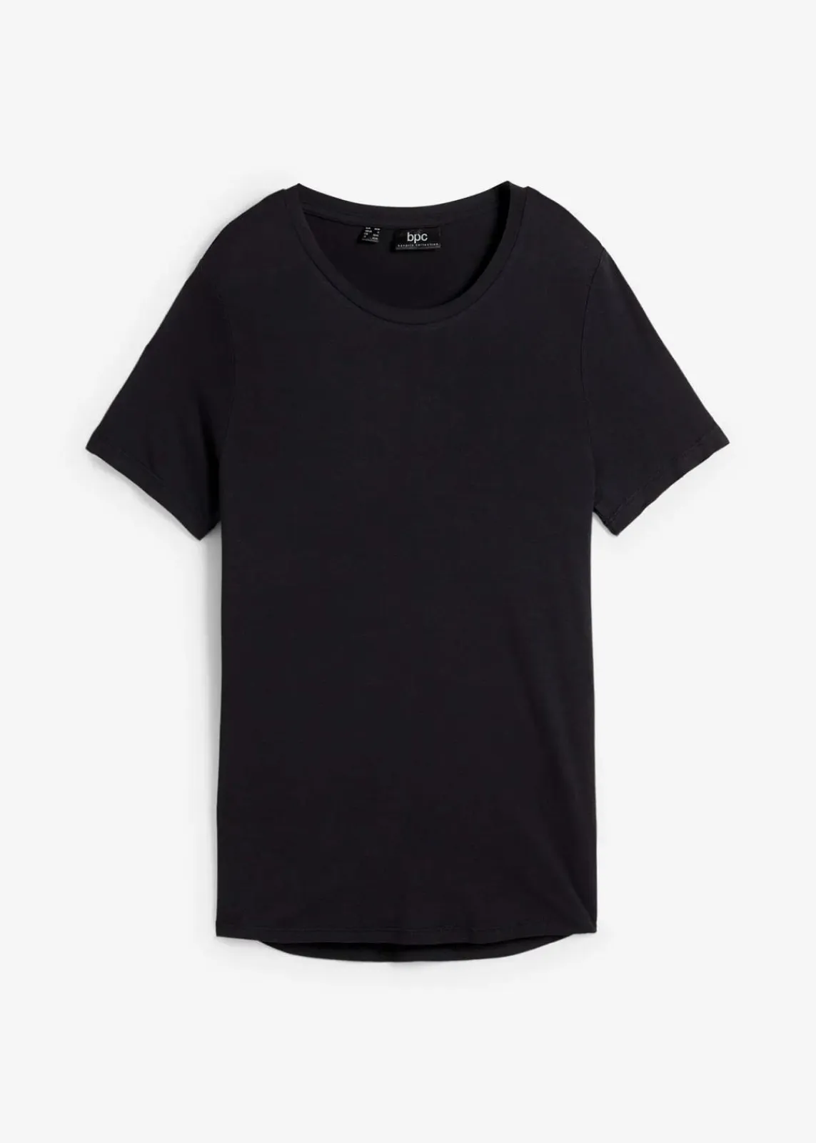 bonprix Bekleidung·Röcke|Basics^Longshirt aus softer Viskose schwarz