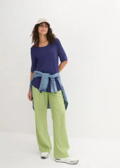 bonprix Shirts & Tops|Basics^Long-Shirt aus softer Viskose mitternachtsblau