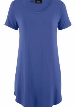 bonprix Shirts & Tops|Basics^Longshirt aus softer Viskose saphirblau