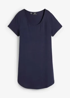 bonprix Shirts & Tops|Basics^Longshirt aus softer Viskose dunkelblau