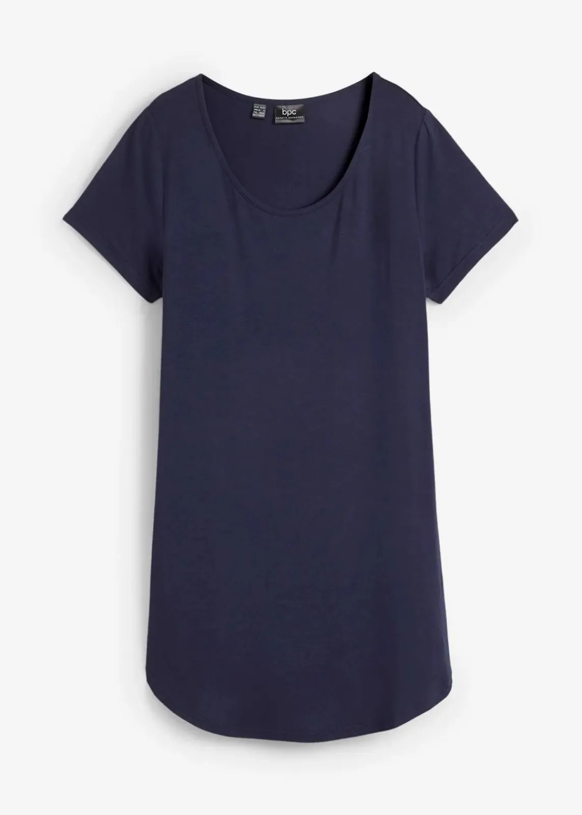 bonprix Shirts & Tops|Basics^Longshirt aus softer Viskose dunkelblau