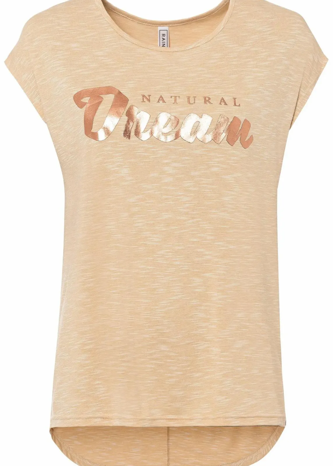 bonprix Shirts & Tops^Longshirt aus Viskose-Mix beige meliert