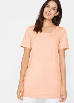 bonprix Bekleidung·Röcke|Basics^Long-Shirt, 2er-Pack indigo/hellpfirsich