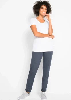 bonprix Shirts & Tops^Longshirt mit Schriftzug (2er Pack) schwarz + weiß