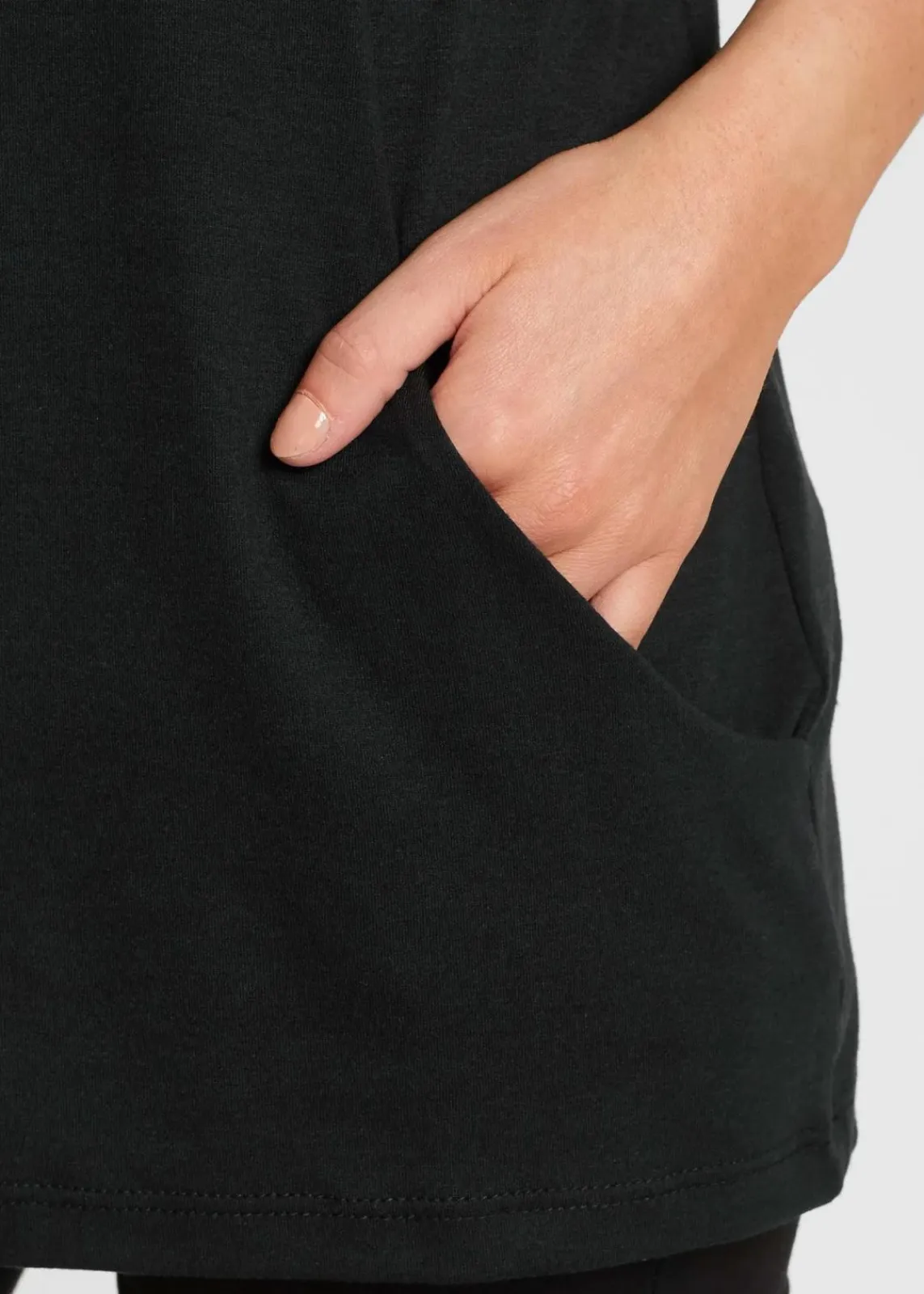 bonprix Shirts & Tops^Longshirt mit Viskose schwarz