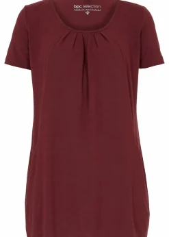 bonprix Shirts & Tops^Longshirt mit Viskose dunkelbeere