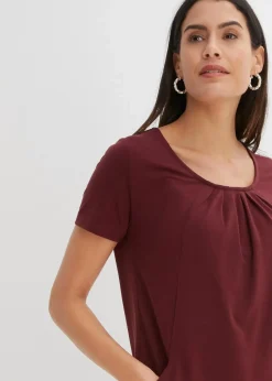 bonprix Shirts & Tops^Longshirt mit Viskose dunkelbeere