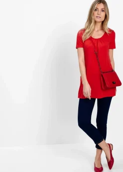 bonprix Shirts & Tops^Longshirt mit Viskose erdbeere