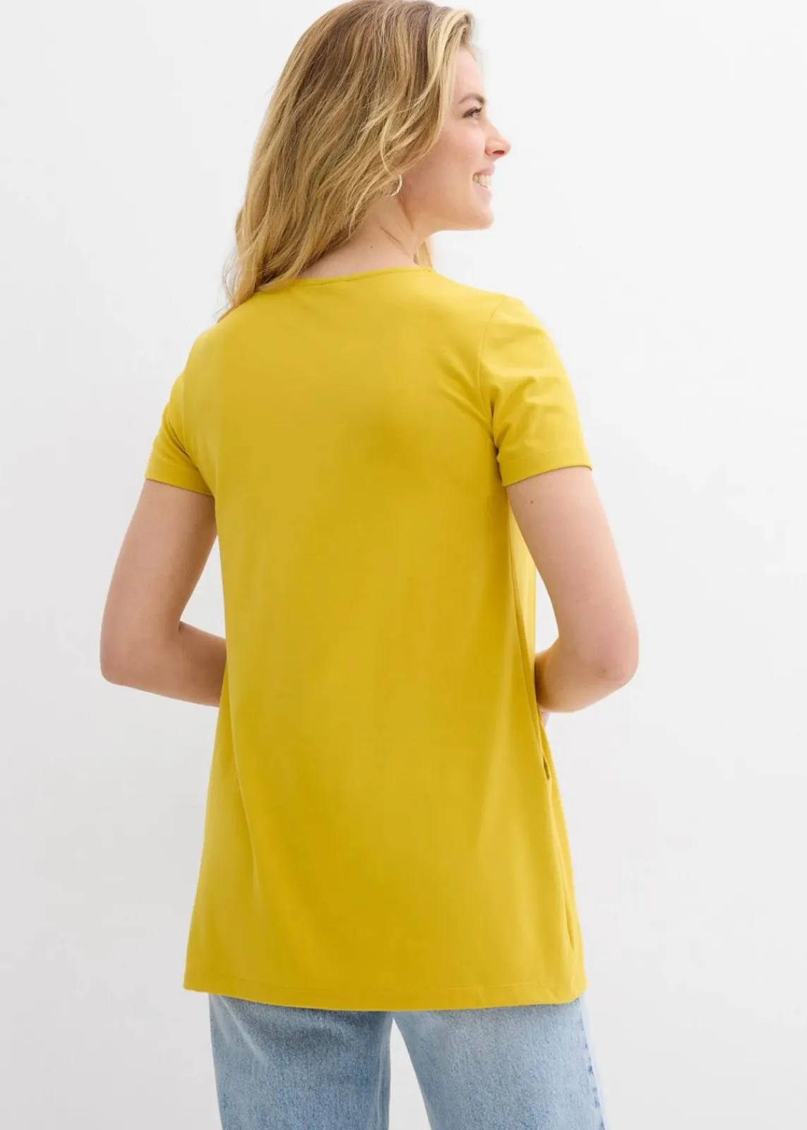 bonprix Shirts & Tops^Longshirt mit Viskose lemoncurry
