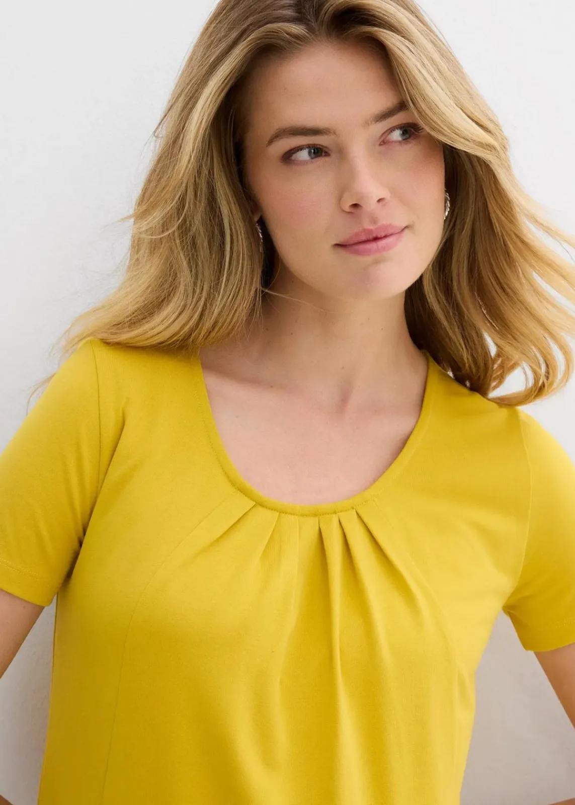 bonprix Shirts & Tops^Longshirt mit Viskose lemoncurry
