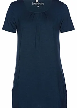 bonprix Shirts & Tops^Longshirt mit Viskose dunkelblau