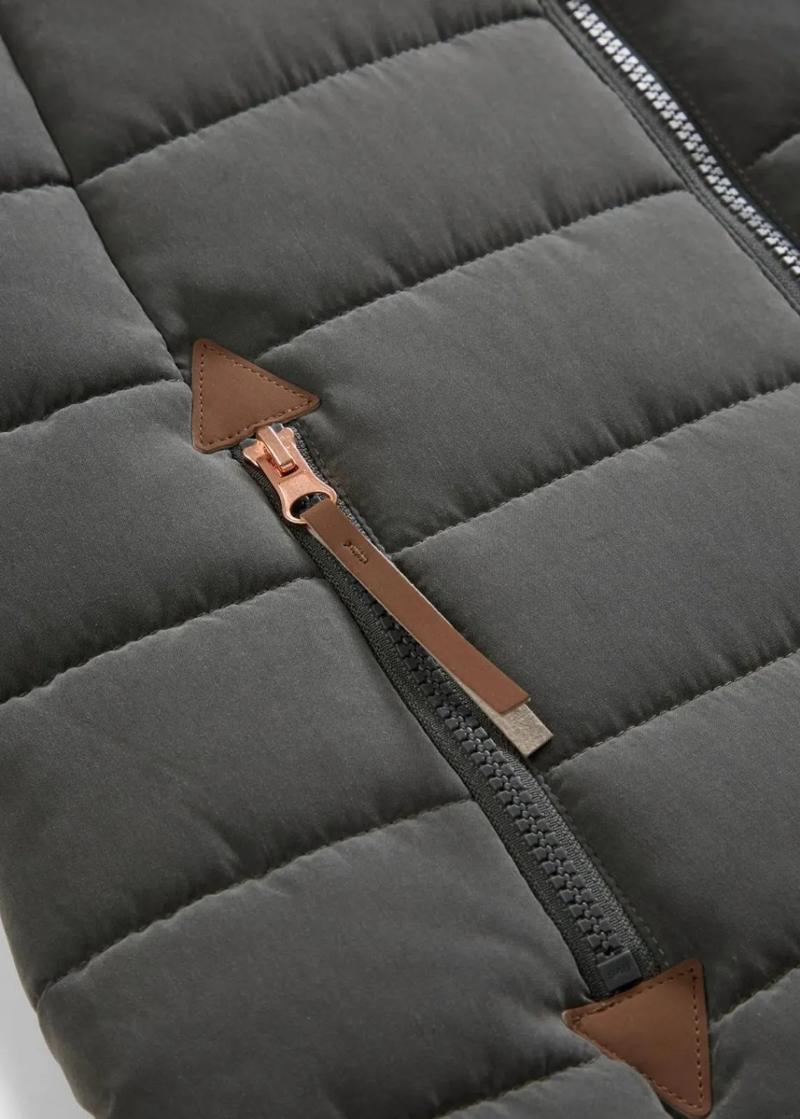bonprix Jacken & Mäntel|Bekleidung·Hosen^Longsteppweste anthrazit