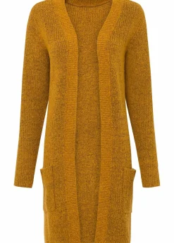 bonprix Bekleidung·Umstandsmode|Bekleidung·Jeans^Longstrickjacke honig meliert