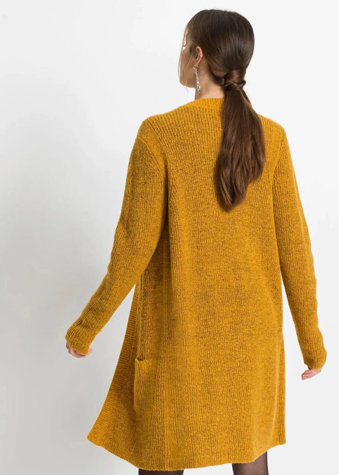 bonprix Bekleidung·Umstandsmode|Bekleidung·Jeans^Longstrickjacke honig meliert