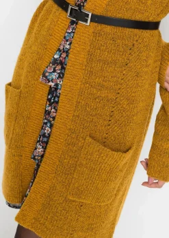 bonprix Bekleidung·Umstandsmode|Bekleidung·Jeans^Longstrickjacke honig meliert