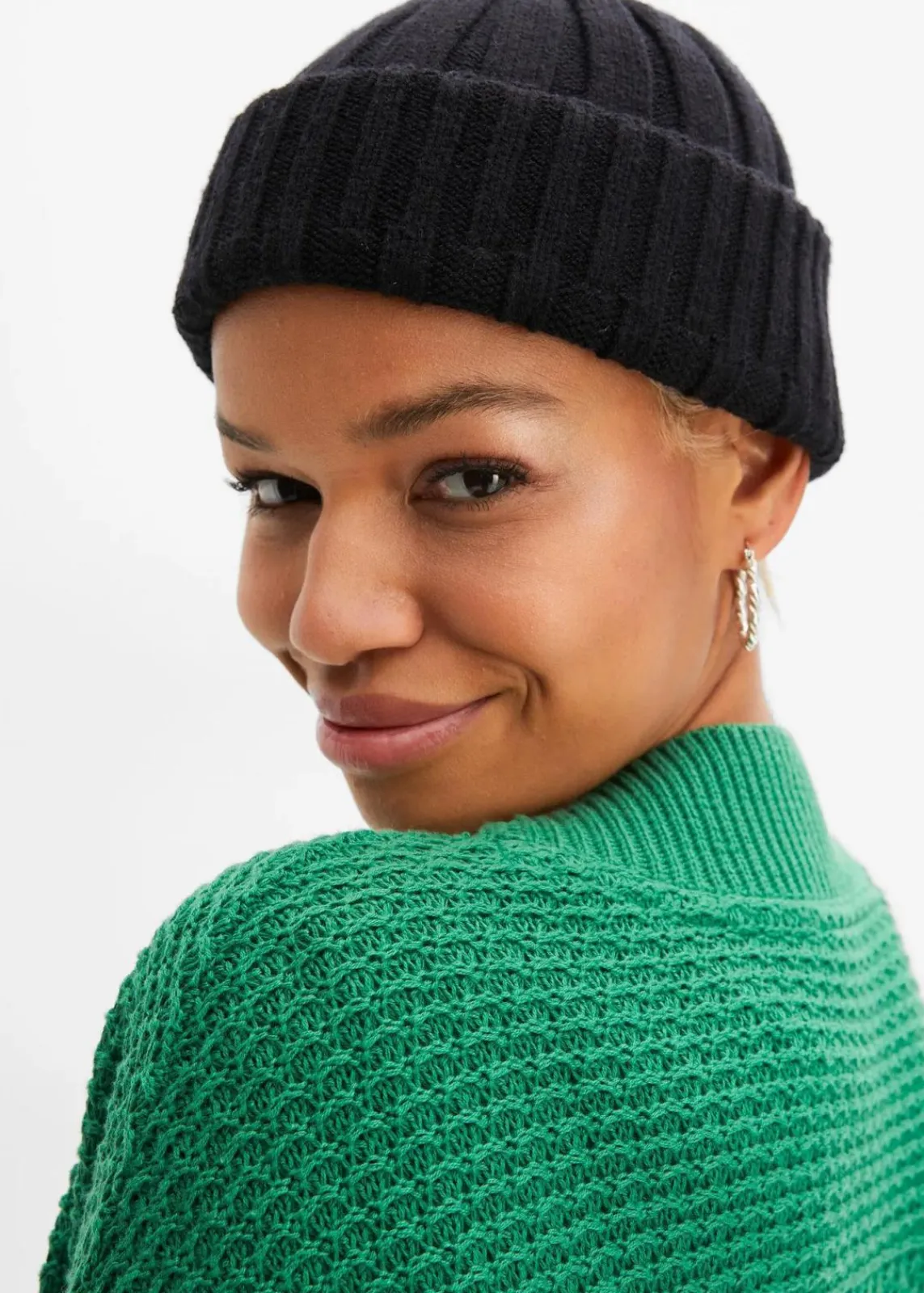 bonprix Pullover & Strickjacken|Bekleidung·Jeans^Longstrickjacke grün