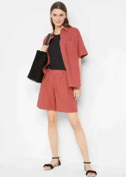 bonprix Bekleidung·Röcke|Basics^Long-Top aus softer Viskose, 2er- Pack schwarz