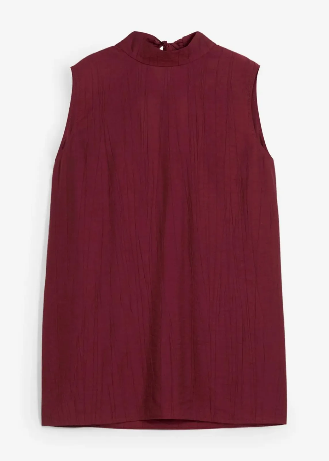 bonprix Shirts & Tops|Zweiteiler & Sets^Long-Top aus strukturiertem Viskose-Mix ahornrot