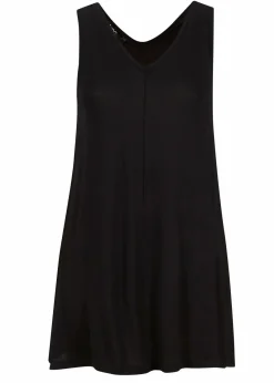 bonprix Shirts & Tops^Long-Top aus Viskose-Mix schwarz