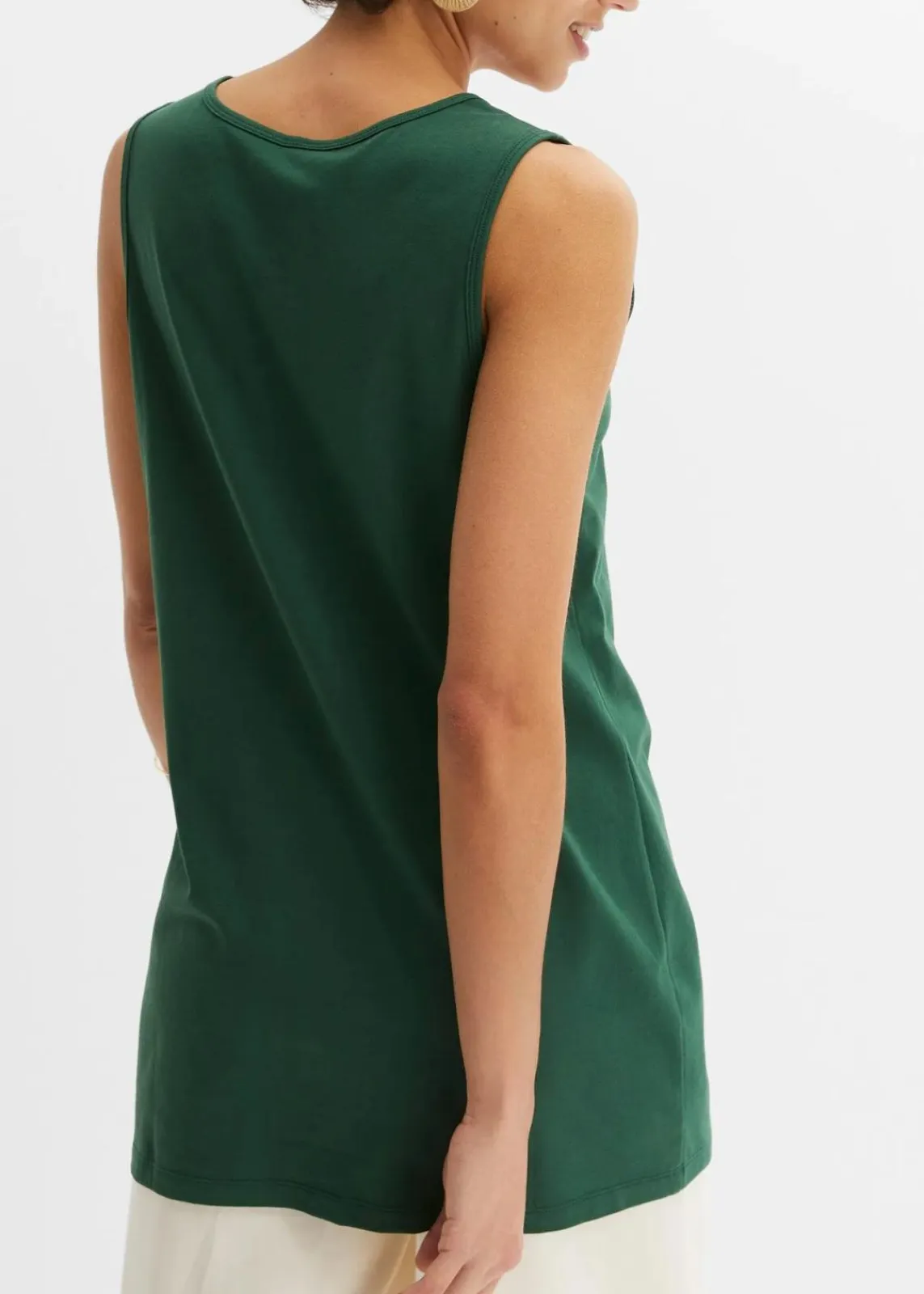 bonprix Shirts & Tops|Basics^Long-Top, 2er-Pack dunkelgrün+selleriegrün