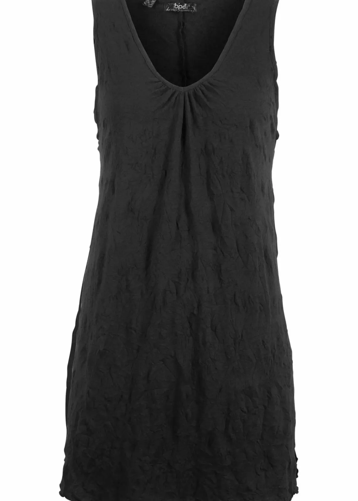 bonprix Shirts & Tops^Long-Top mit Crash-Effekt schwarz