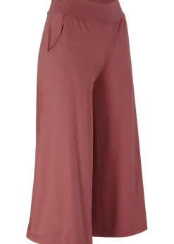bonprix Nachhaltigere Materialien|Hosen^Loungewear Culotte mit weitem Bein softbeere