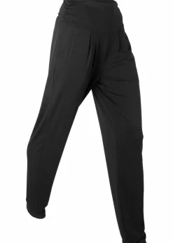bonprix Wäsche·Homewear|Bekleidung·Strickmode^Loungewear Haremshose mit Viskose schwarz