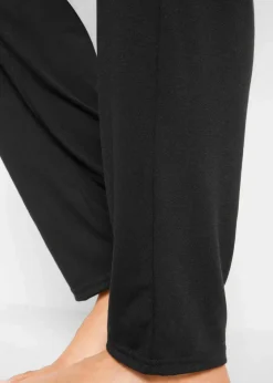 bonprix Wäsche·Homewear|Bekleidung·Strickmode^Loungewear Haremshose mit Viskose schwarz