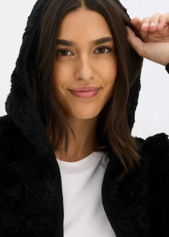 bonprix Wäsche·Homewear|Wäsche·Nachtwäsche^Loungewear Teddy Hausanzug schwarz