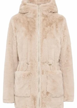bonprix Jacken & Mäntel^Lässige Fellimitat-Jacke beige