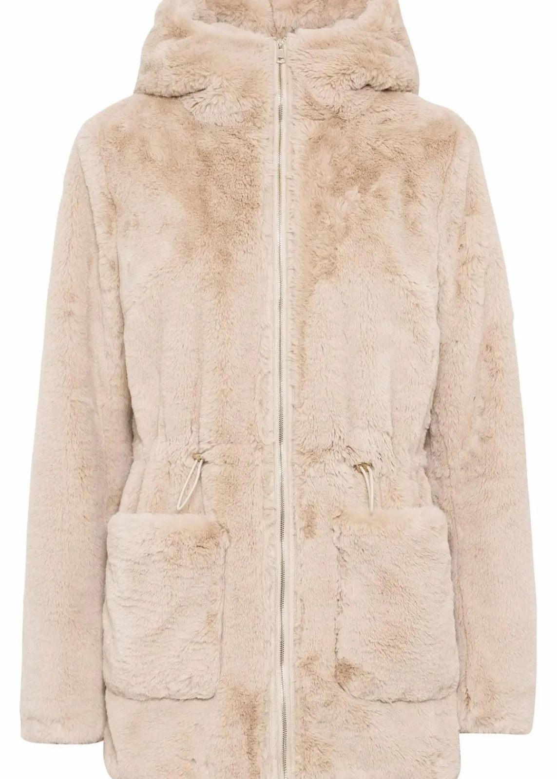 bonprix Jacken & Mäntel^Lässige Fellimitat-Jacke beige