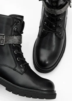 Marco Tozzi High Heels|Gefütterte Winterschuhe^by Guido Maria Kretschmer Schnürboots schwarz