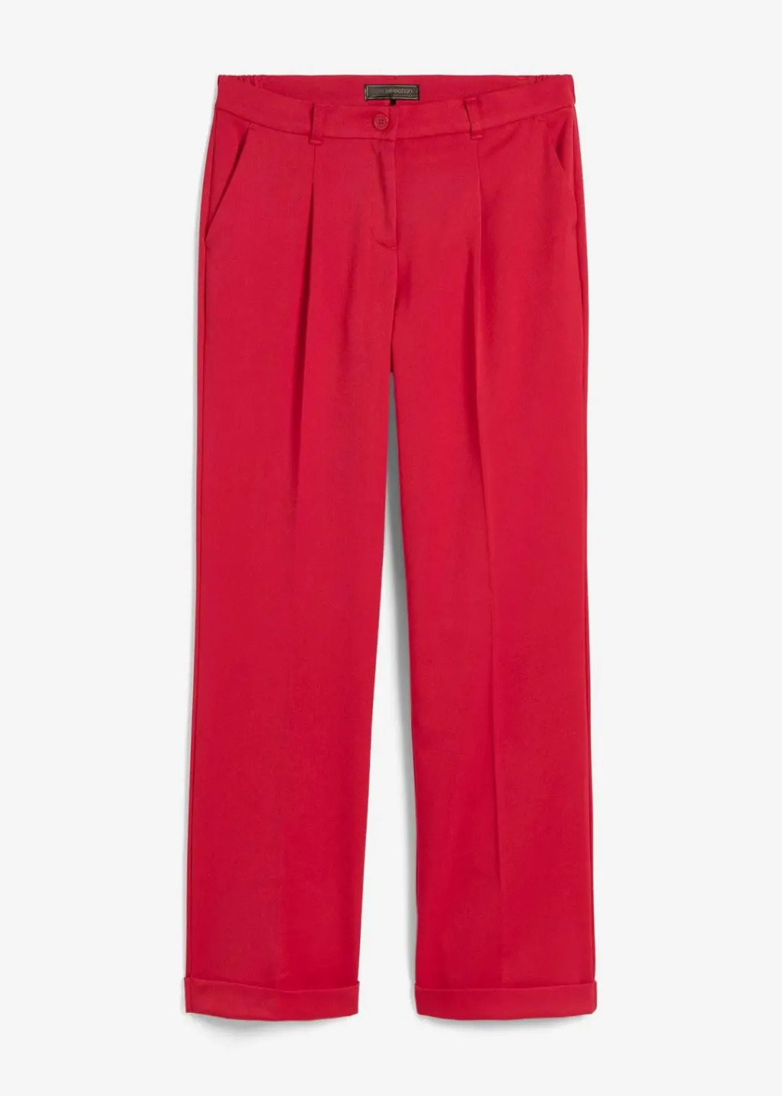 bonprix Kurzgrößen|Bekleidung·Kleider^Marlenehose rot