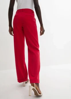 bonprix Kurzgrößen|Bekleidung·Kleider^Marlenehose rot