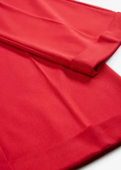 bonprix Kurzgrößen|Bekleidung·Kleider^Marlenehose rot