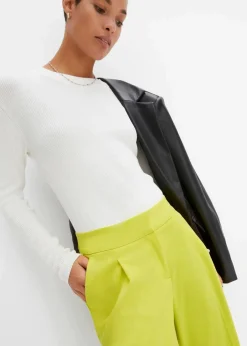 bonprix Hosen|Nachhaltigere Materialien^Marlenehose limettengrün
