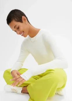 bonprix Hosen|Nachhaltigere Materialien^Marlenehose limettengrün