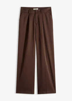 bonprix Bekleidung·Kleider|Nachhaltigere Materialien^Marlenehose dunkelbraun