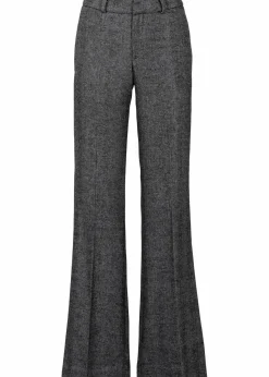 bonprix Bekleidung·Kleider|Hosen^Marlenehose grau/schwarz meliert