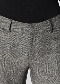 bonprix Bekleidung·Kleider|Hosen^Marlenehose grau/schwarz meliert
