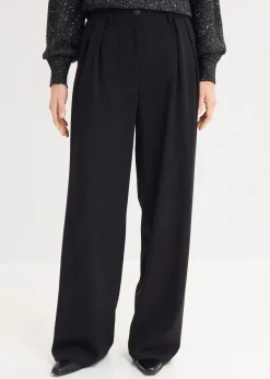 bonprix Bekleidung·Kleider|Hosen^Marlenehose schwarz